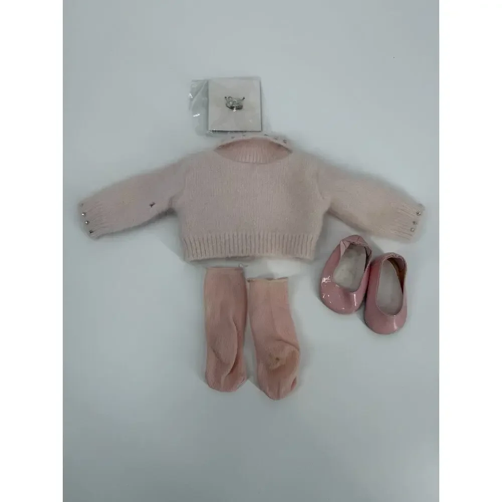 AUTHENTIC AMERICAN GIRL OF TODAY PETAL PINK OUTFIT Necklace Read